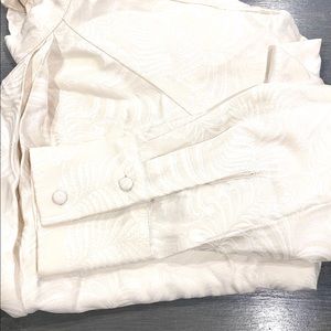 H&M leaf print blouse